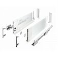 Комплект ящика  168х500 AXIS PRO боковины стеклянные белый
