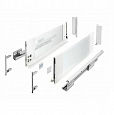 Комплект ящика  168х500 AXIS PRO боковины стеклянные белый