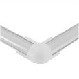 Соединитель угловой (внешний) для профиля LR49 (16х16), белый