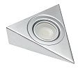 Светильник накладной треугольник никель матовый 3,5W12V, теплый-холодный