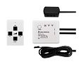 Контроллер с радио пультом 12V/60W, 24V/120W белый
