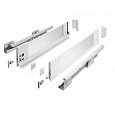 Комплект ящика  120х450 AXIS PRO боковины стеклянные белый