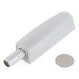 Толкатель с адаптером короткий с магнитным окончанием, белый
