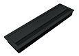 Пропуск для кабеля 80х280 PASS, черный брашированный