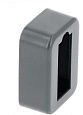 Крепление для прямоугольной штанги с заглушкой ELITE графит