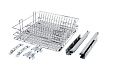 Корзина выкатная  для посуды 500мм, хром с доводчиком